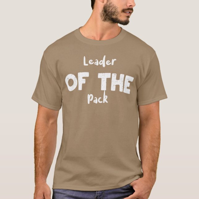 Camiseta Líder Da Manada de Acampamento (Frente)