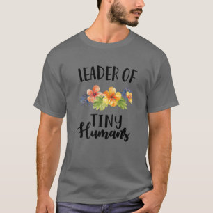 Camiseta Líder Da Professora Apprec Da Escola Floral De Ho