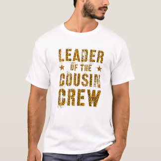 Camiseta LÍDER DA TRIPULAÇÃO COUSIN Leopard Imprima Gran En