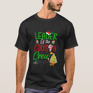 Camiseta Líder Da Tripulação De Primo Família De Natal Engr