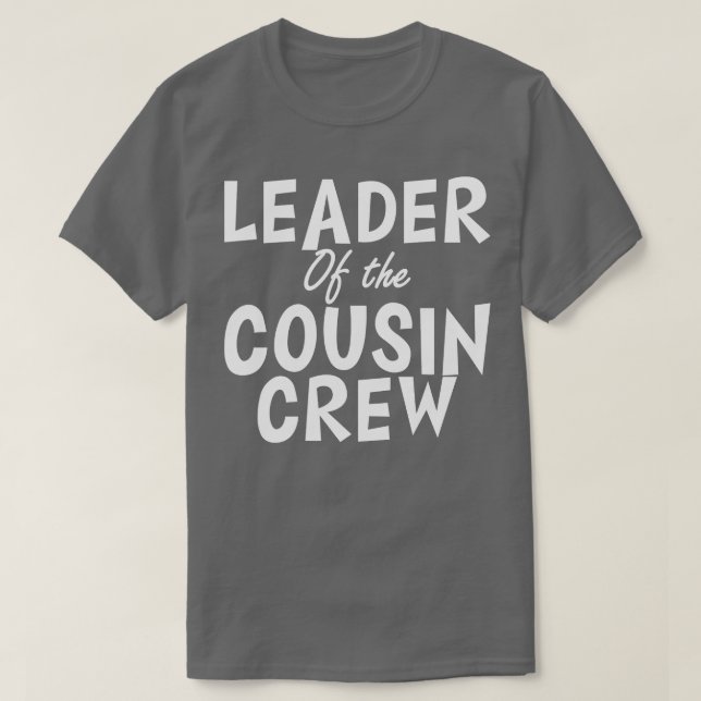 Camiseta Líder da tripulação do primo (Frente do Design)