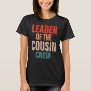 Camiseta Líder Da Tripulação Prima, Cousin Crew Vinta