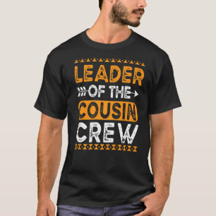Camiseta Líder Da Tripulação Prima Família Feliz