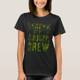 Camiseta Líder Da Tripulação Prima Funny Avó Avô Ca