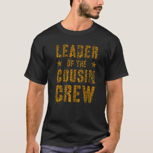 Camiseta Líder Da Tripulação Prima Leopard Imprime Avó
