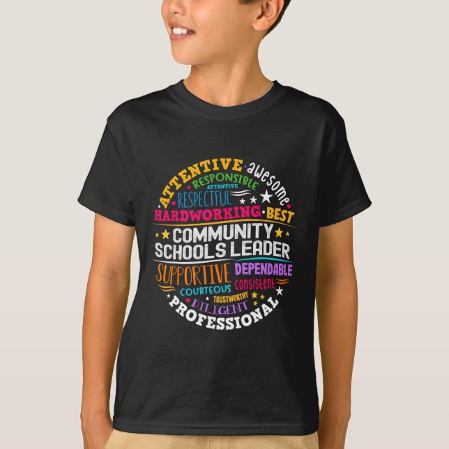 Camiseta Líder das Escolas da Comunidade Groovy Espalhando  (Frente)