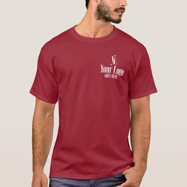 Camiseta Líder de Equipe Logo no Bolso do Peito na Parte de (Frente)