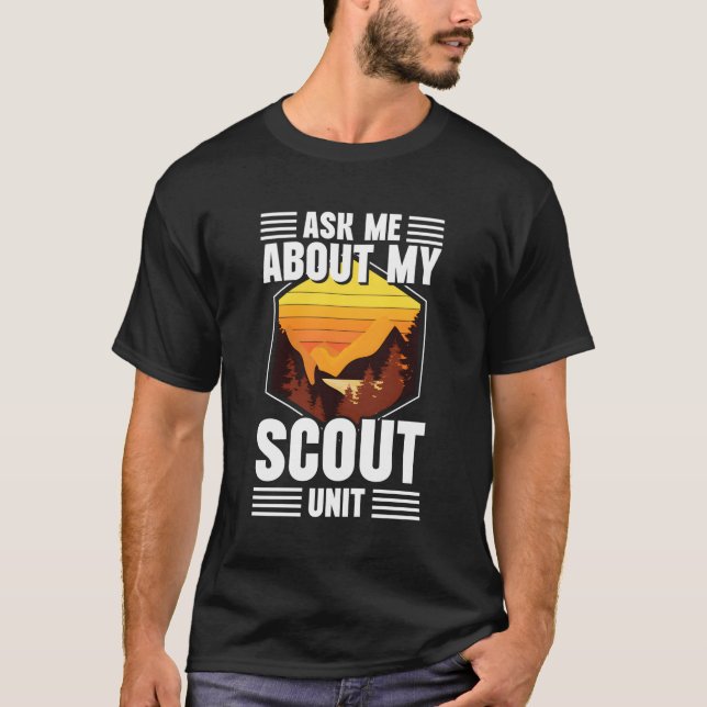 Camiseta Líder De Escoteiro E Escoteiro De Pais C (Frente)