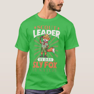 Camiseta Líder de escuta por dia Raposa velada por natureza
