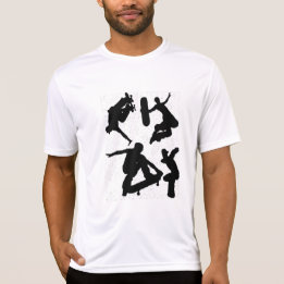 Camiseta Líder de patinação de diversão desportiva no Parqu