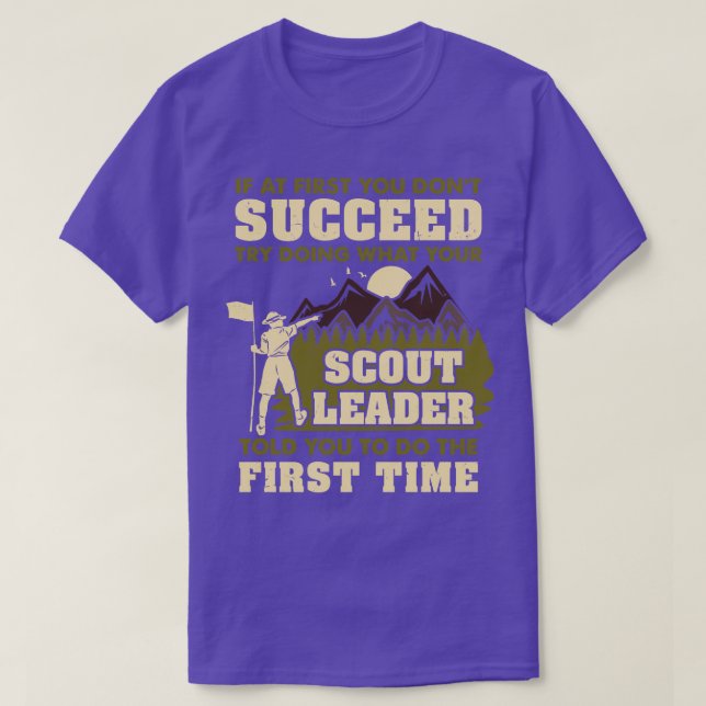 Camiseta Líder de Scout (Frente do Design)