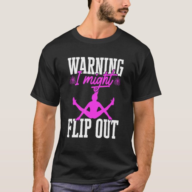 Camiseta Líder de Torcida Alerta de Liderança de Torcida Eu (Frente)