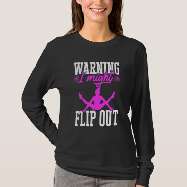 Camiseta Líder de Torcida Animando Alerta Eu Posso Ficar Fu (Frente)