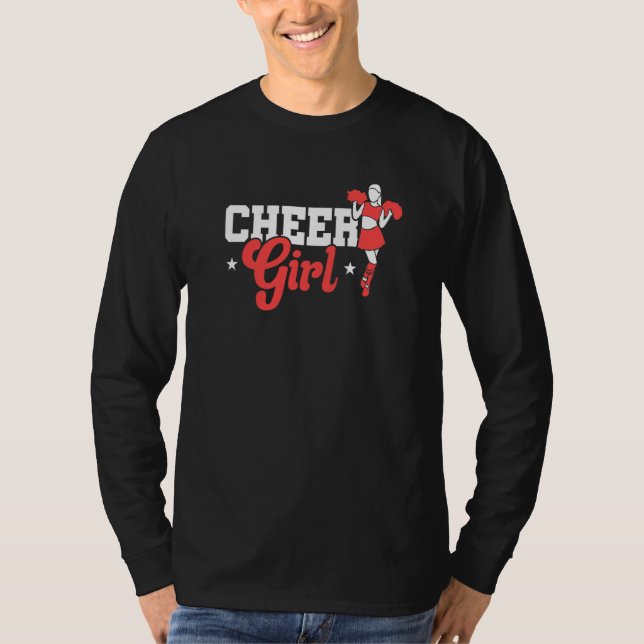 Camiseta Líder de torcida Cheerleading Garota de torcida (Frente)