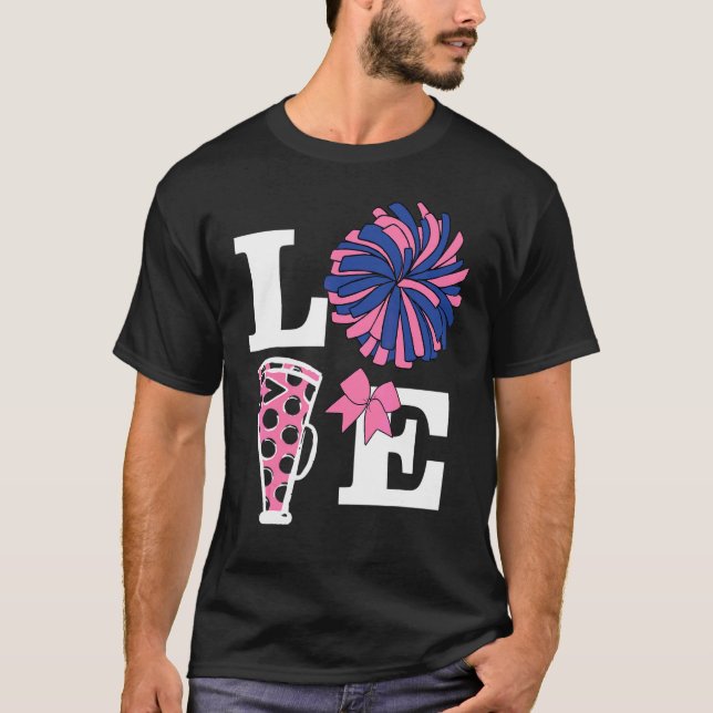 Camiseta Líder de torcida Liderança de torcida Dançando Acr (Frente)