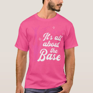 Camiseta Líder de Torcida Tudo É Sobre a Base Cheerleading