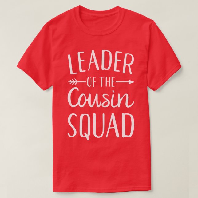 Camiseta Líder do esquadrão primo (Frente do Design)