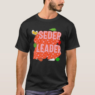 Camiseta Líder do Seder Feriados Judeus Passagem Rápida d
