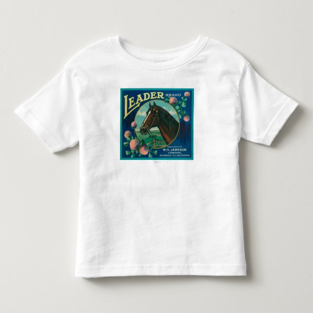 Camiseta Líder LabelCorona alaranjado, CA (Frente)