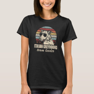 Camiseta Líder Legal da Equipe de Greyhound Cachorros