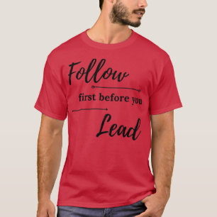 Camiseta Liderança e citação honesta
