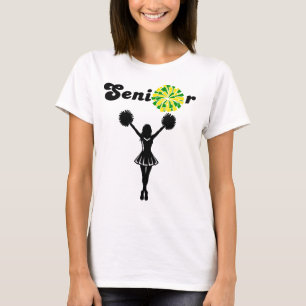 Camiseta Liderança Sênior de Dois Lados Verde & Amarelo
