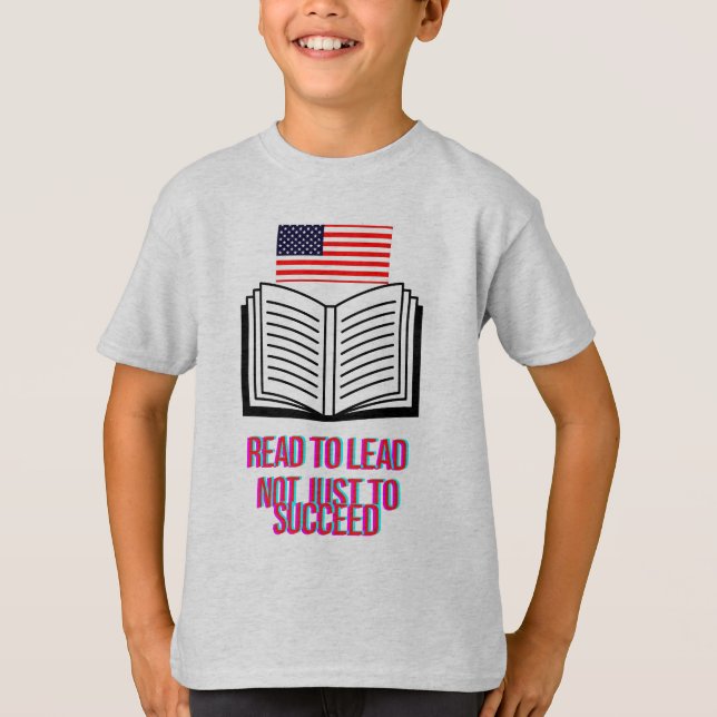 CAMISETA LIDERAR ATRAVÉS DA LEITURA (Frente)