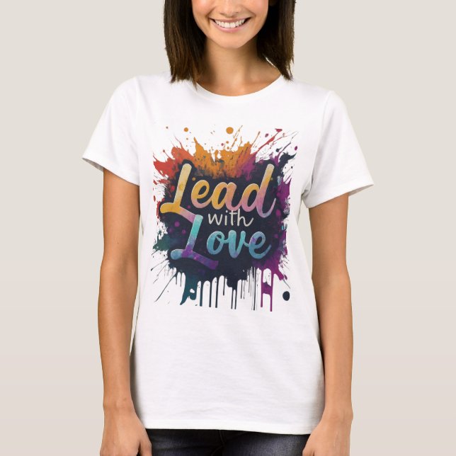 Camiseta Liderar com Amor (Frente)