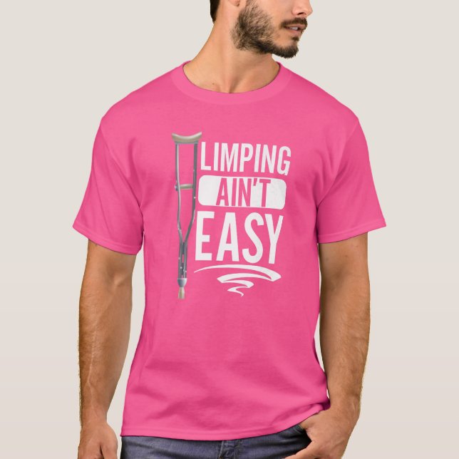 Camiseta Liderar não é fácil  Perna Quebrada  5 (Frente)