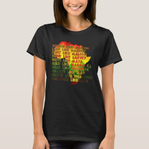 Camiseta Líderes Africanos-excelentes da História Negra Mês