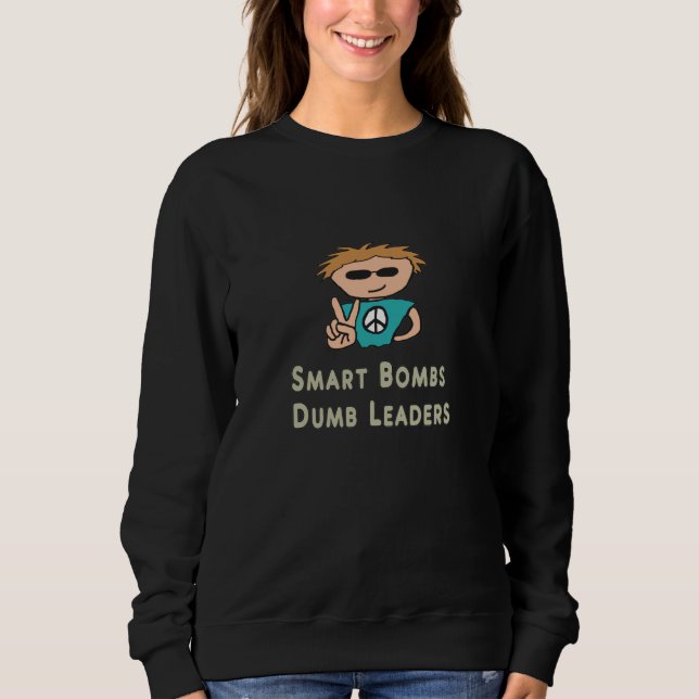 Camiseta Líderes de Lixo de Bombas Inteligentes Anti-Guerra (Frente)