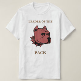 Camiseta Líderes de nascer com Design Pit-Bull