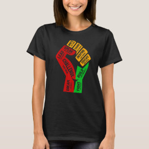 Camiseta Líderes influentes do histórico negro inspiraciona