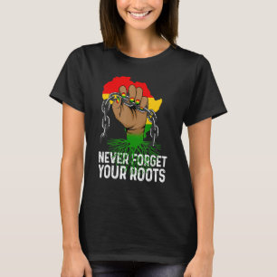 Camiseta Líderes Inspiradores Punho Poderoso Mão Mês da His