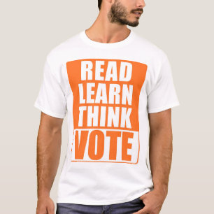 Camiseta Lido aprenda pensam o voto