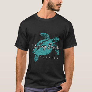 Camiseta Lido Key Beach Flórida Fl Sea Turtle Scuba Diving