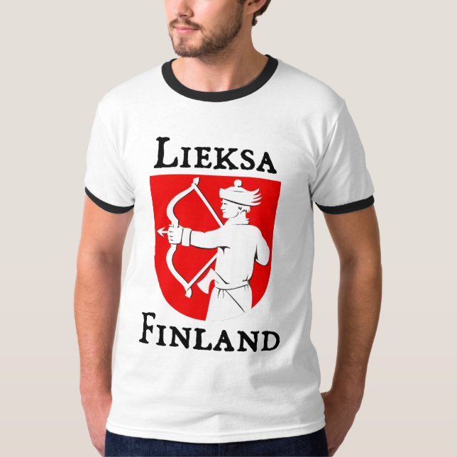 Camiseta Lieksa, Finlandia (Suomi) (Frente)