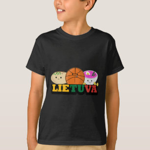 Camiseta Lietuva Lituânia Sketll Sopa Rosa Fria Lituana