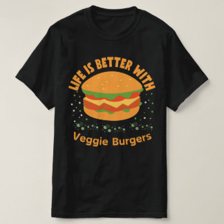 Camiseta LIfe é melhor com os biscoitos Veggie