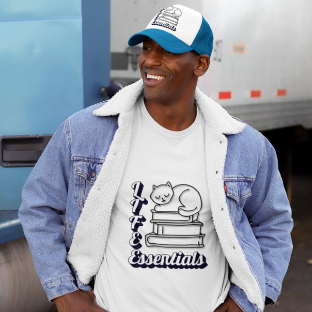 Camiseta Life Essentials Word Art | Publicadores de Livros  (Criador carregado)