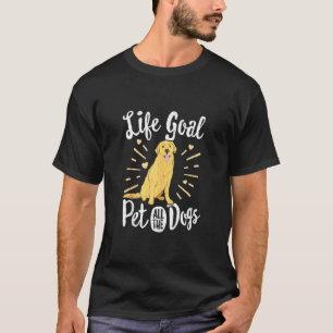 Camiseta Life Goal Pet All Dogs Ouro Retriever Walker Tra