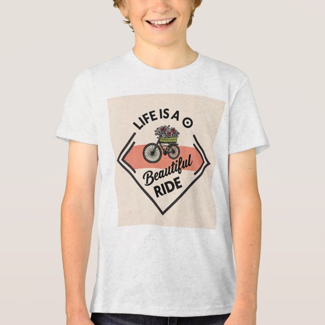 Camiseta Life Is A Beautiful Ride (Frente)