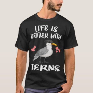 Camiseta Life Is Better With Terns Bird Birding riding 