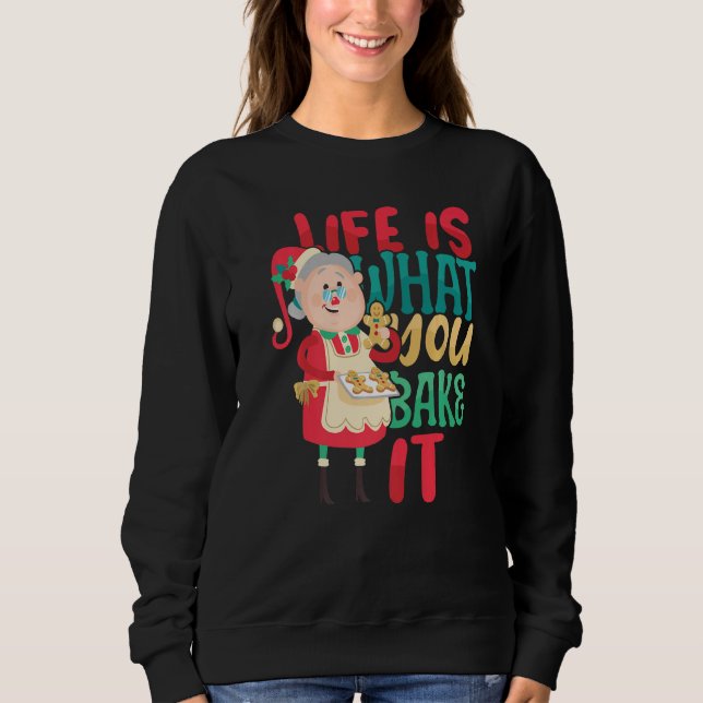 Camiseta Life is what you Bake it Bakery Baking Donut Cake  (Frente)