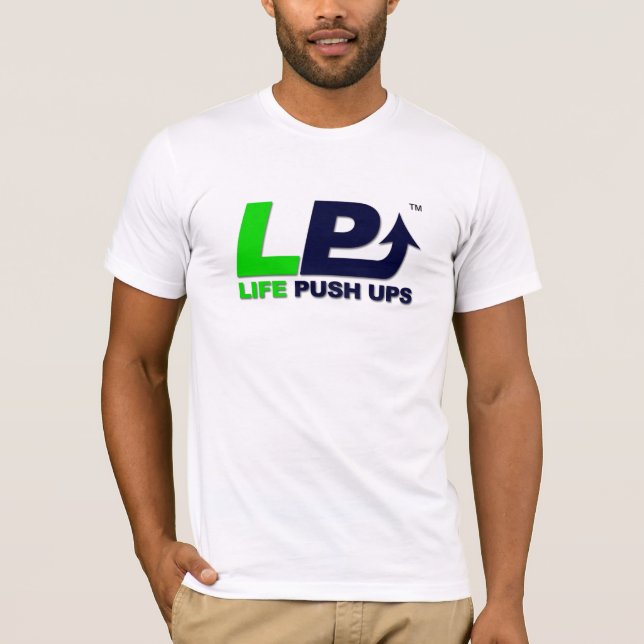 Camiseta Life Push Ups Bella Canvas Tee (Frente)