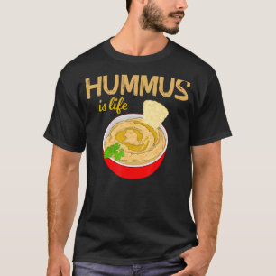 Camiseta Life Vegan Plant Based Foodie Hummus