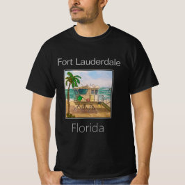 Camiseta Lifeguard Tower, Fort Lauderdale, Flórida
