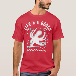 Camiseta Lifes a polvo de praia e férias de verão 1