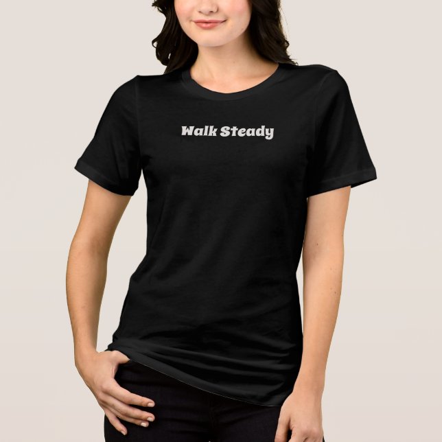 Camiseta Lifestyle Coleção Logo Walk Steady (Frente)