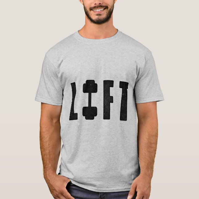 CAMISETA LIFT FITNESS GYM AND WORKOUT (Frente)